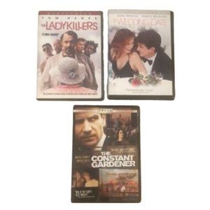 BUNDLE OF 3 DVDS • LADYKILLERS • THE WEDDING DATE • THE CONSTANT GARDENER
